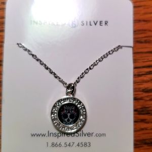 Inspired silver necklace. never worn